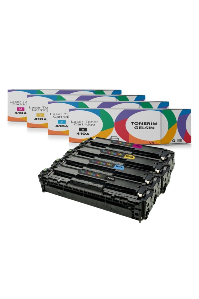 410A-CF410A Set Toner - Uyumlu: Color Laserjet Pro MFP M477Fdw