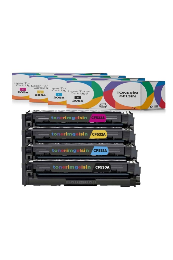 305A-CE410A Set Toner - Uyumlu: Laserjet Pro 400 Color M475Dw
