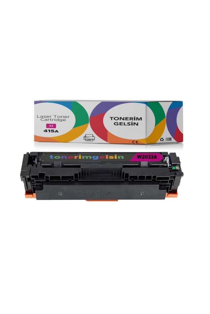 415A-W2033A Kırmızı Toner - Uyumlu: Color Laser M479Fnw/M479Fdw/M479Fdn/M479Nw/M454Dw/M454Dn Çipsiz