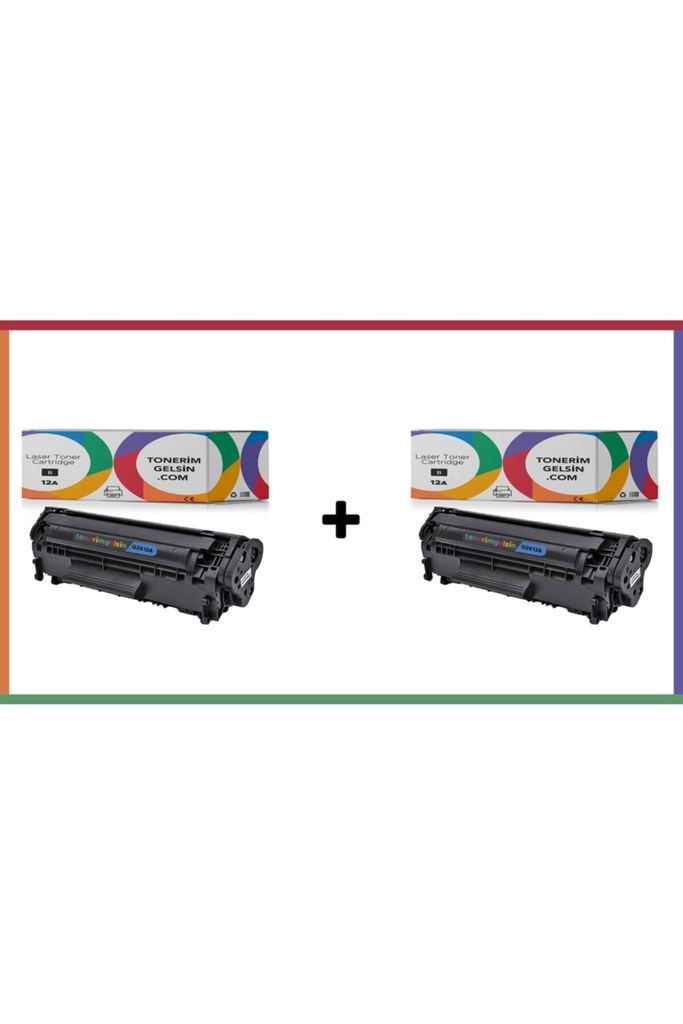 12a - Q2612a 2li Paket Toner - Laserjet 3055 Toner