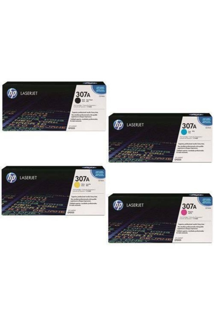 307A-CE740A-41A-42A-43A Muadil Toner - Uyumlu: Cp5225Xh- CP5225 (Set Halinde)