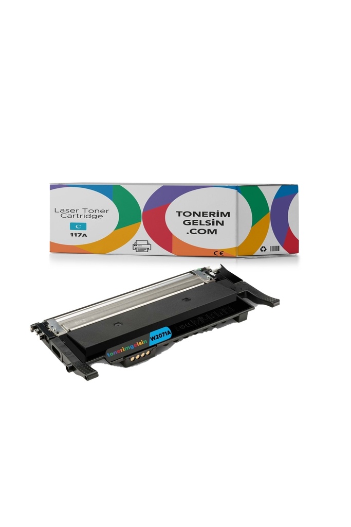 117a - W2071a Mavi Toner Çipli Tak Çalıştır Toner -hp Color Laser 150a-150nw-mfp 178nw-179fnw