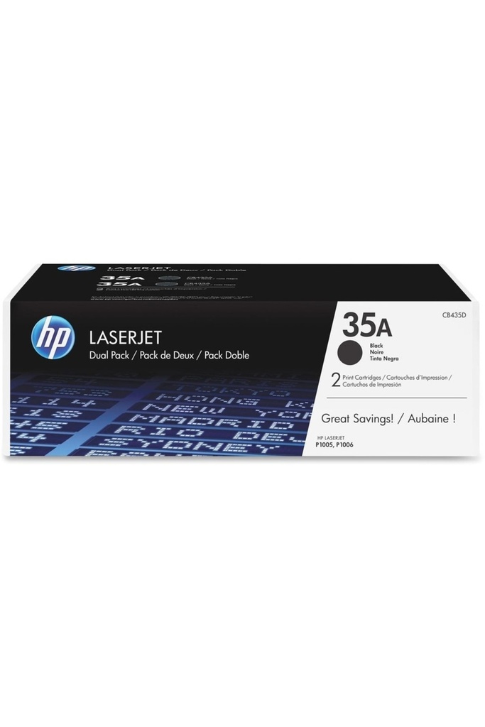 35a - Cb435a Toner- Laserjet P1002 P1003 P1004 P1005 P1006 P1008 P1009