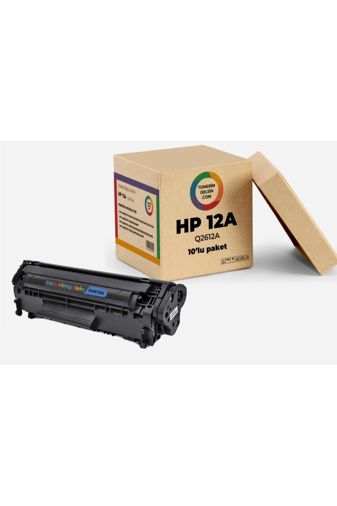12a - Q2612a Toner -10 Adet- Laserjet 1010-1022-1012-1015-1018-1020-1022n1022nw-toner-10 Adet