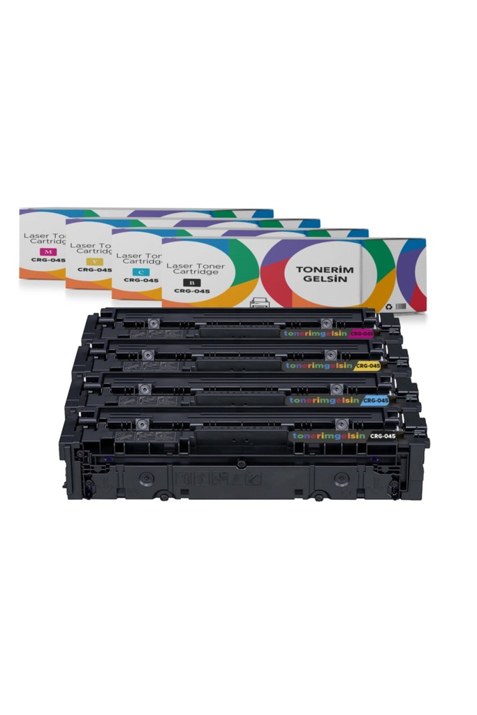 Crg-045 Set Takım Toner - Uyumlu: I-Sensys Lbp-611Cn  /Lbp-612Cdw/Lbp-613Cdw/Mf-631Cn