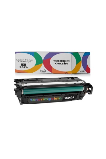 [50] 647A-CE260A Siyah Toner - Uyumlu: Color Laserjet CP4525N