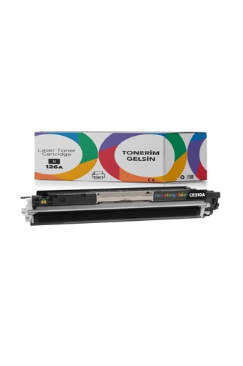 [50] 126A-CE310A Siyah Toner - Uyumlu: Laserjet Color Pro100 M175Nw