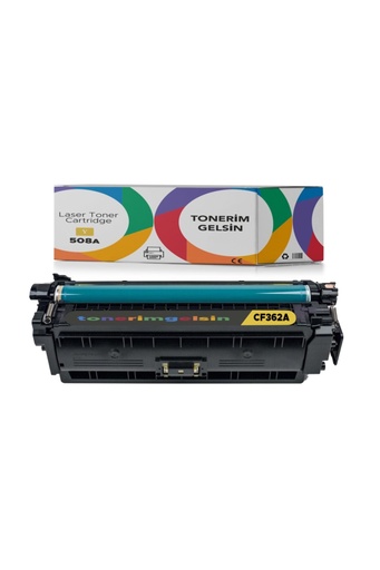 [50] 508A-CF362A Sarı Toner - Uyumlu: Color Laserjet M553X