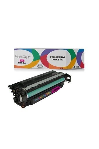[50] Kırmızı Toner - Uyumlu: Color Laserjet CP3525N 504A-CE253A