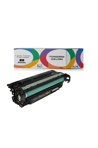 [50] 504A-CE250A Siyah Toner - Uyumlu: Color Laserjet CM3530