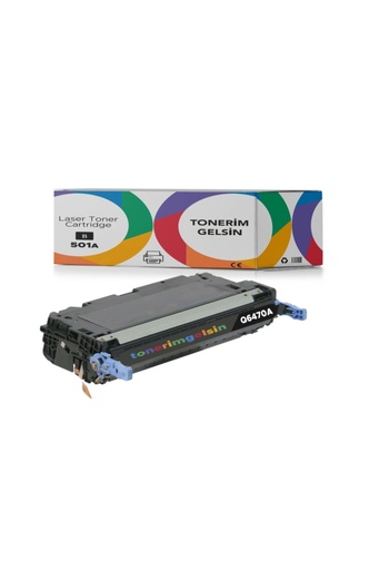 [50] 502A-Q6470A Siyah Toner - Uyumlu: Color Laserjet 3600N-3800Dn