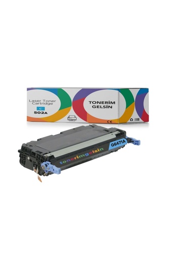 [50] 502A-Q6471A Mavi Toner - Uyumlu: Color Laserjet 3600-3600Dn