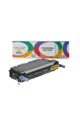 [50] 502A-Q6472A Sarı Toner - Uyumlu: Color Laserjet 3600/3600N