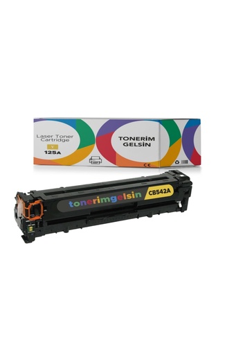 [50] 125a - Cb542a Sarı Toner- Color Laserjet Cp1215