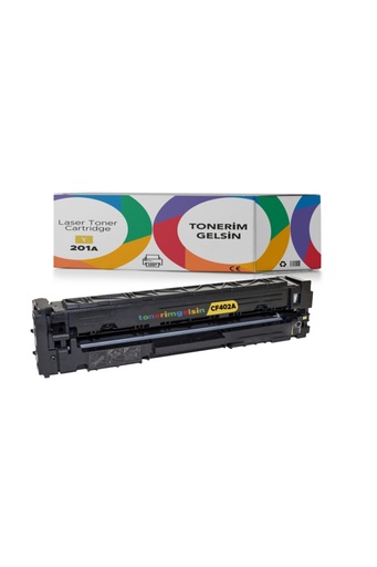 [50] 201A-CF402A Sarı Toner - Uyumlu: Color Laserjet Pro M277N