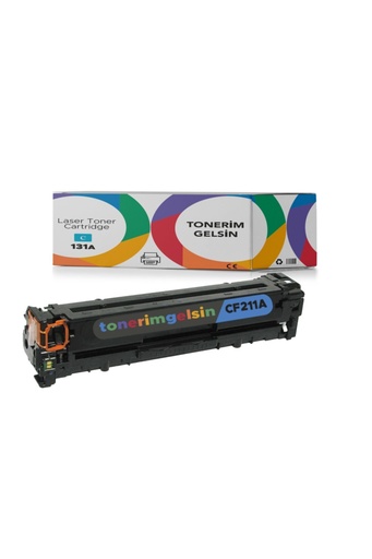 [50] 131A -CF211A Mavi Toner - Uyumlu: Laserjet Pro 200 Color M276