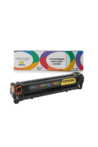 [50] 131A -CF212A Sarı Toner - Uyumlu: Laserjet Pro 200 Color M251N