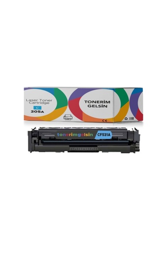 [50] 205A-CF531A Mavi Toner - Uyumlu: Color Laserjet Pro MFP M180