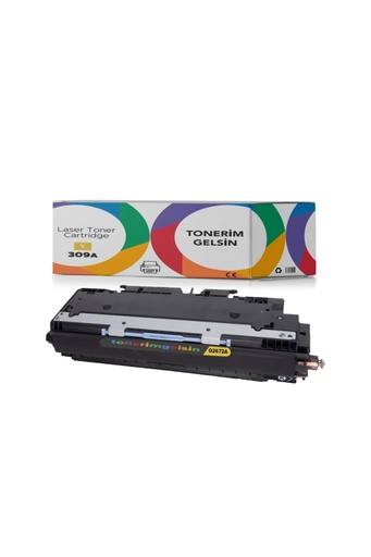 [50] 309A -Q2672A Sarı Toner - Uyumlu: Color Laserjet 3550N