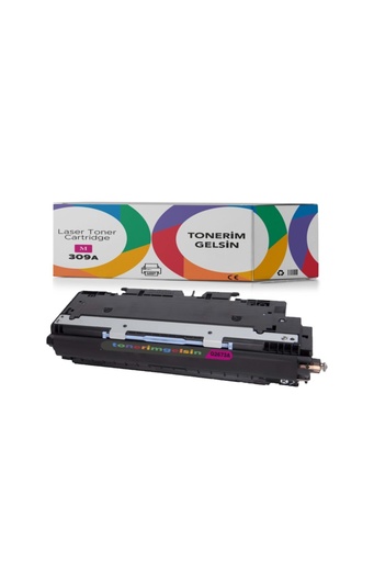[50] 309A -Q2673A Kırmızı Muadil Toner - Uyumlu: Color Laserjet 3550