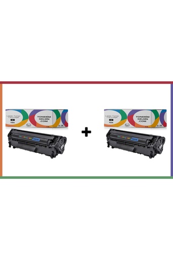 [50] 12a-q2612a 2li Paket Toner - Laserjet 3030 Toner