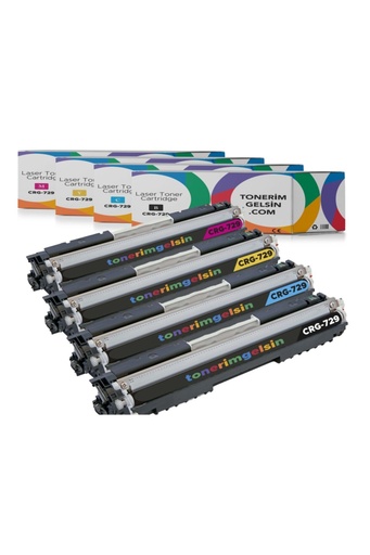 [50] Crg-729 Set Takım Toner- I-sensys Lbp-7018 Toner