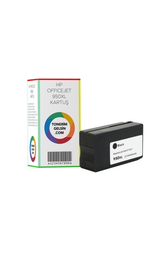 [50] 950xl Çipli Garantili Muadil Kartuş - Offıce Jet Pro 8100/8600/8600 Plus/8610/8620/8630