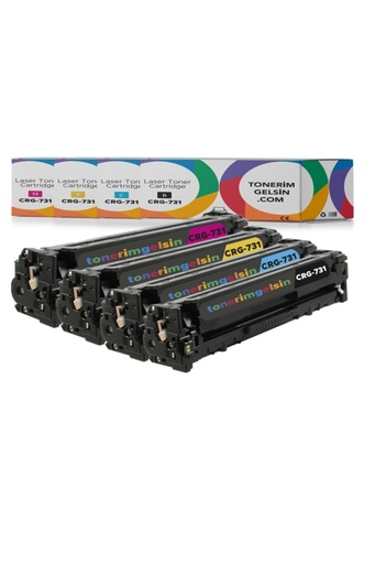 [50] Crg-731 Set Takım Toner- I-sensys Lbp-7100/lbp-7110/mf-623cn/mf-624cdt/mf-628cw