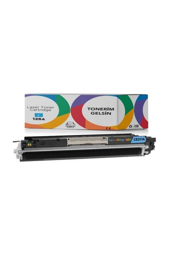 [50] 126a - Ce311a Mavi Toner- Color Laserjet Cp1025nw
