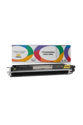 [50] 126A-CE312A Sarı Toner - Uyumlu: Laserjet Color Pro 100