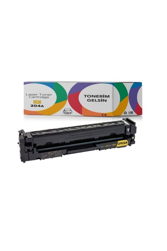 [50] 204A-CF512A Sarı Toner - Uyumlu: Color Laserjet Pro MFP M180N